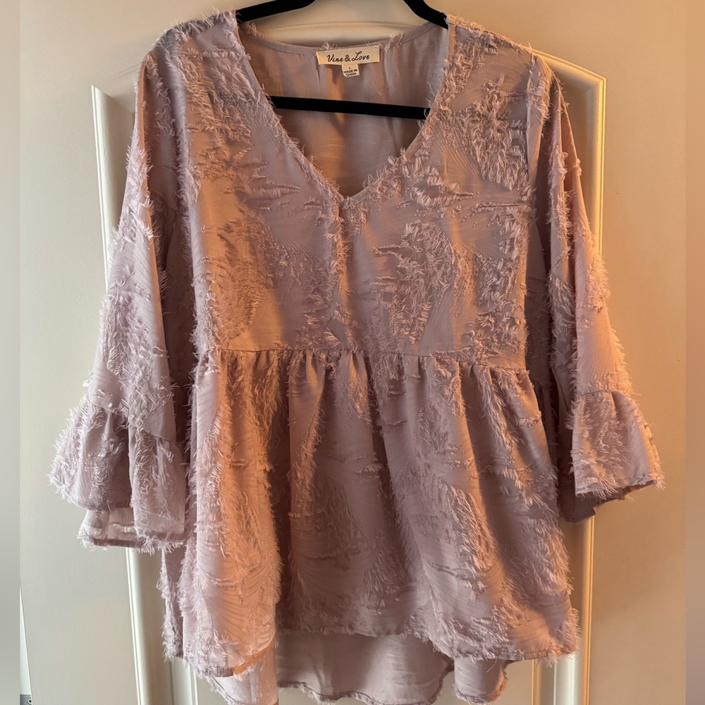 Beautiful Blush Blouse!!